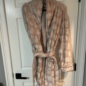 Amari Pink Robe with Hearts